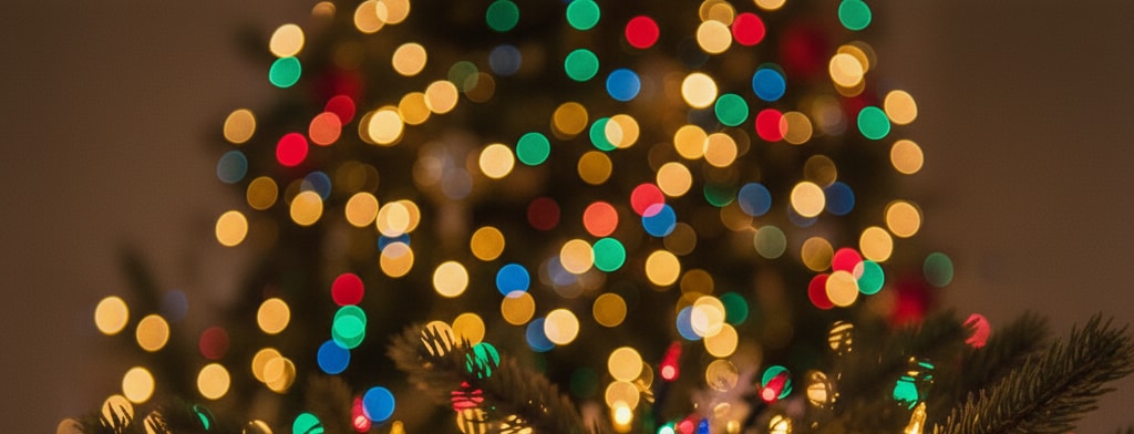 bokeh christmas lights Grand Rapids